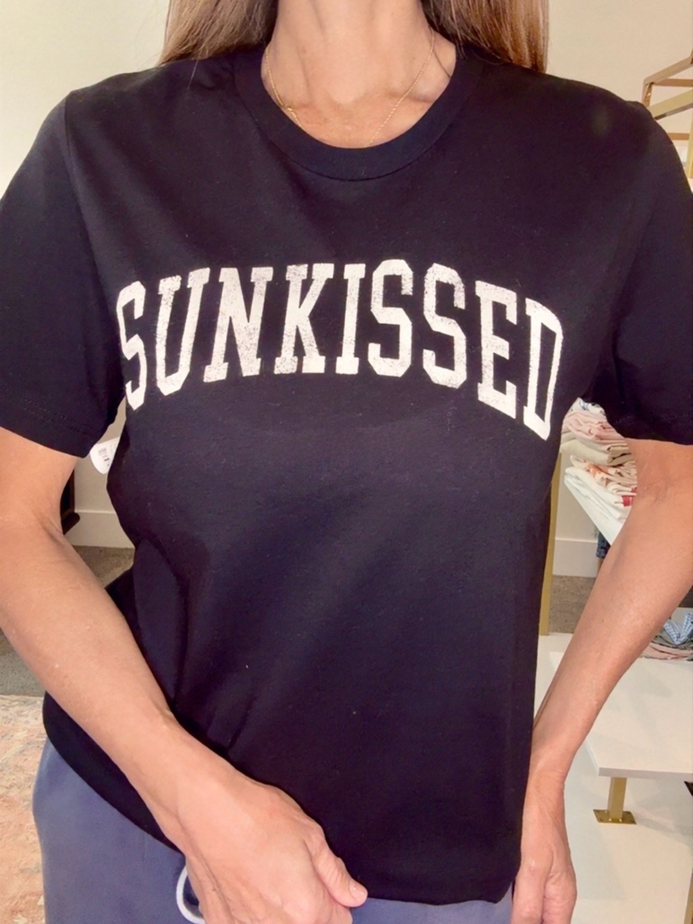 SUNKISSED Black Graphic Tee